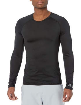 adidas Men's UPF Base Layer Long Sleeve Golf Top