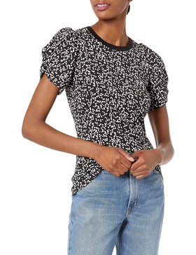 Amazon Essentials Women's Classic-Fit Twist Sleeve Crewneck T-Shirt