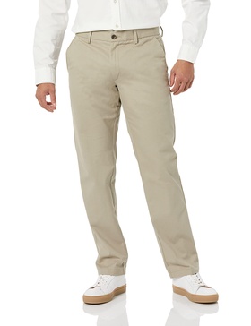 Amazon Essentials Men's Straight-Fit Wrinkle-Resistant Flat-Front Chino Pant