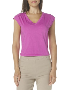 Velvet by Graham & Spencer Women's Toby Gauzy Whisper Novelty Top