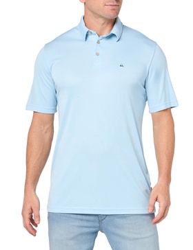 Quiksilver Men's Waterpolo 3 Lightweight Quick Dry Collared Polo Shirt