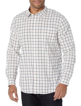 Amazon Essentials Men's Long-Sleeve Slim-Fit Stretch Poplin Shirt