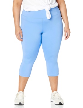 Amazon Essentials Women's Active Sculpt Workout Athleisure High Rise Capri Leggings (Available in Plus Size)