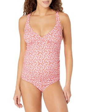 Amazon Essentials Women's Maternity V-Neck Swimsuit