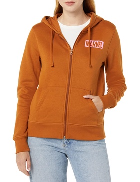 Amazon Essentials Disney | Marvel | Star Wars Women's Fleece Full-Zip Hoodie Sweatshirts (Available in Plus Size)