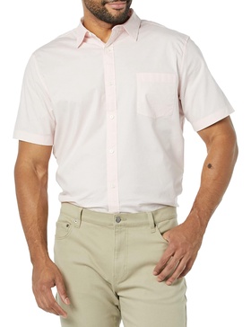 Amazon Essentials Men's Slim-Fit Short-Sleeve Poplin Shirt