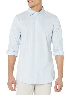 Amazon Essentials Men's Slim-Fit Long-Sleeve Stretch Dress Shirt