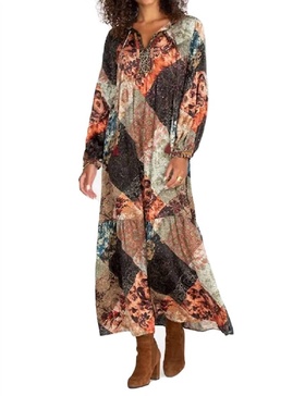 mabel boho dress in multi