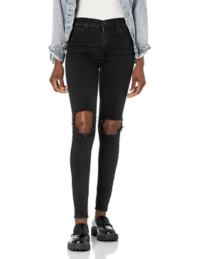 gisele high rise skinny jeans in last call wash