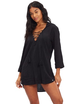 Billabong Women’s Aloha Lace Up Tunic Swim Cover-up