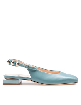 Agl Leather Slingback Ballerina