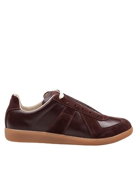 Maison Margiela Suede And Fabric Sneakers
