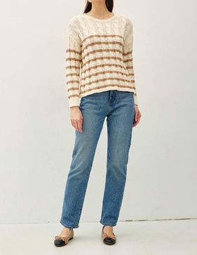 walnut sweater in mocha