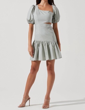 mayfair dress in sage