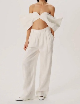 krew pant in white