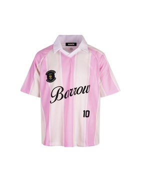 Pink Striped Triacetate T-shirt