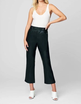 faux leather wide leg pants in cant help myself pant in cant help myself-001