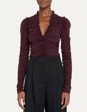 beckett top in purple