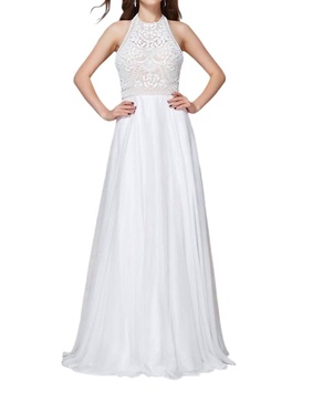 full tulle prom dress in ivory