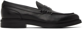 Black Almond Toe Loafers