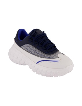 Men's Mixed Media Low Top Lightweight Sole Trekking Sneakers