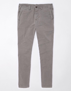 ae flex slim lived-in khaki pant
