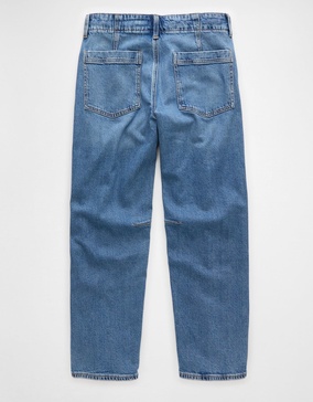 ae stretch barrel jean