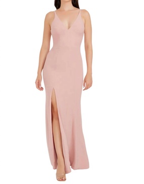 iris gown in pink