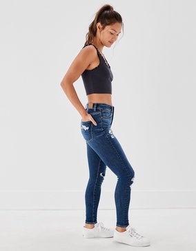 ae ne(x)t level patched high v-rise jegging