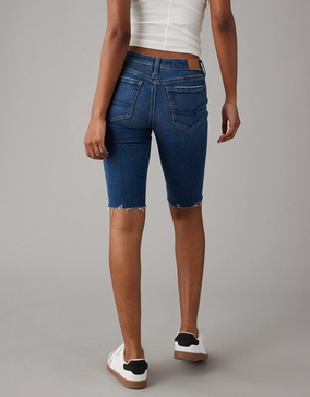 ae next level 13" skinny bermuda denim short