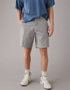 ae flex 9" weekend khaki short