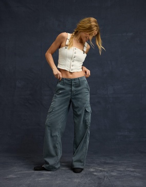 ae dreamy drape cargo trouser