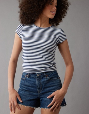 ae strigid curvy super high-waisted relaxed short