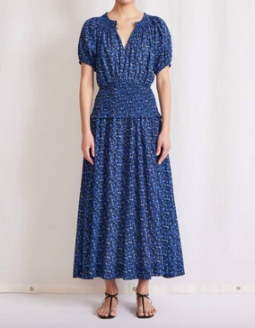 esparta maxi dress in spagliato floral blue