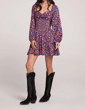 daliana mini dress in black