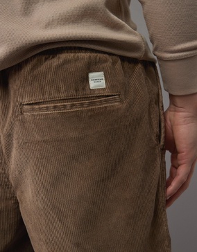 ae flex 7" corduroy lived-in trekker short