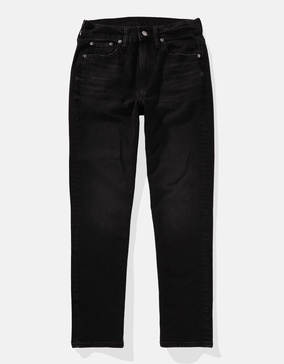 ae stretch super high-waisted ankle straight jean