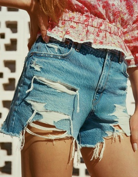 ae denim '90s boyfriend short