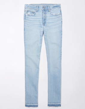 ae stretch super high-waisted straight jean