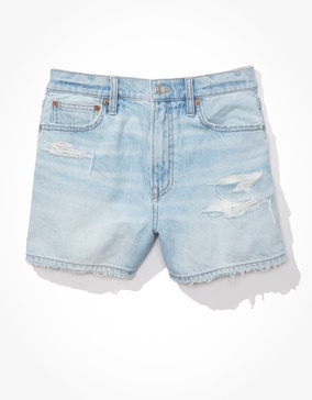 ae strigid denim highest waist '90s boyfriend short