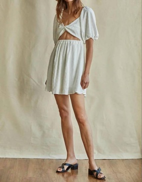 sorcha dress in white