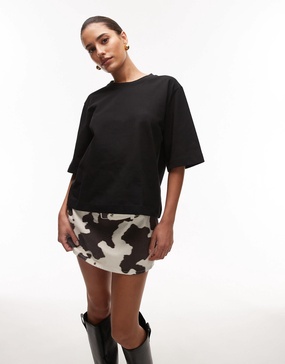 ARKET heavyweight boxy t-shirt in black