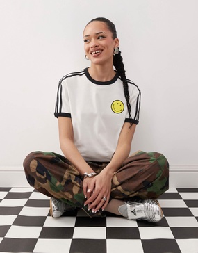 adidas Originals Cali t-shirt in white