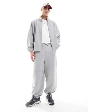 ASOS DESIGN balloon sweatpants in gray - part of a set