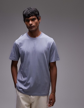 ARKET jersey t-shirt in blue