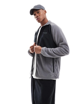 Columbia Sage Peak full zip fleece in black