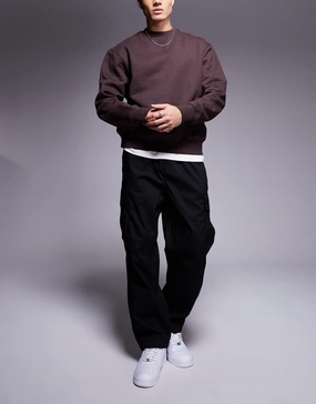 ADPT tapered balloon fit cargo in black