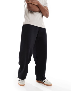 Bershka balloon fit sweatpants in black