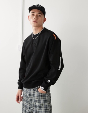 Aape By A Bathing Ape logo sweatshirt in black
