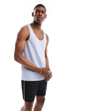 ASOS DESIGN tank in light blue